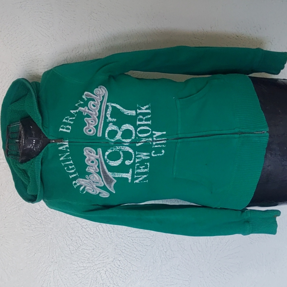 Vintage Green Aéropostale Hoodie